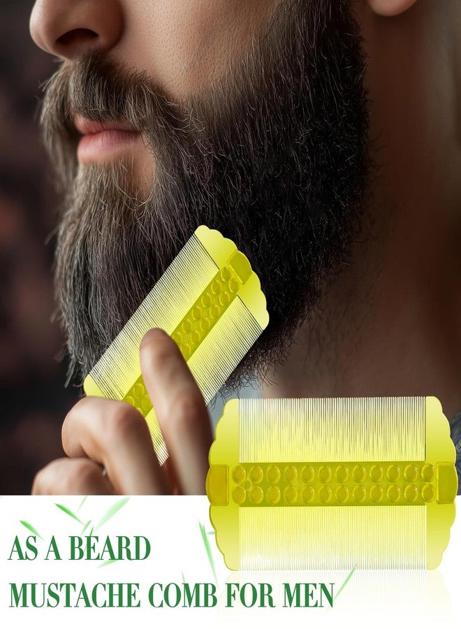 START MAKERS 3PCS Dandruff Comb Set - Extra Fine Tooth Combs for Women, Men, Kids - Removes Lice and Conditions Hair Care Grooming - Image 4